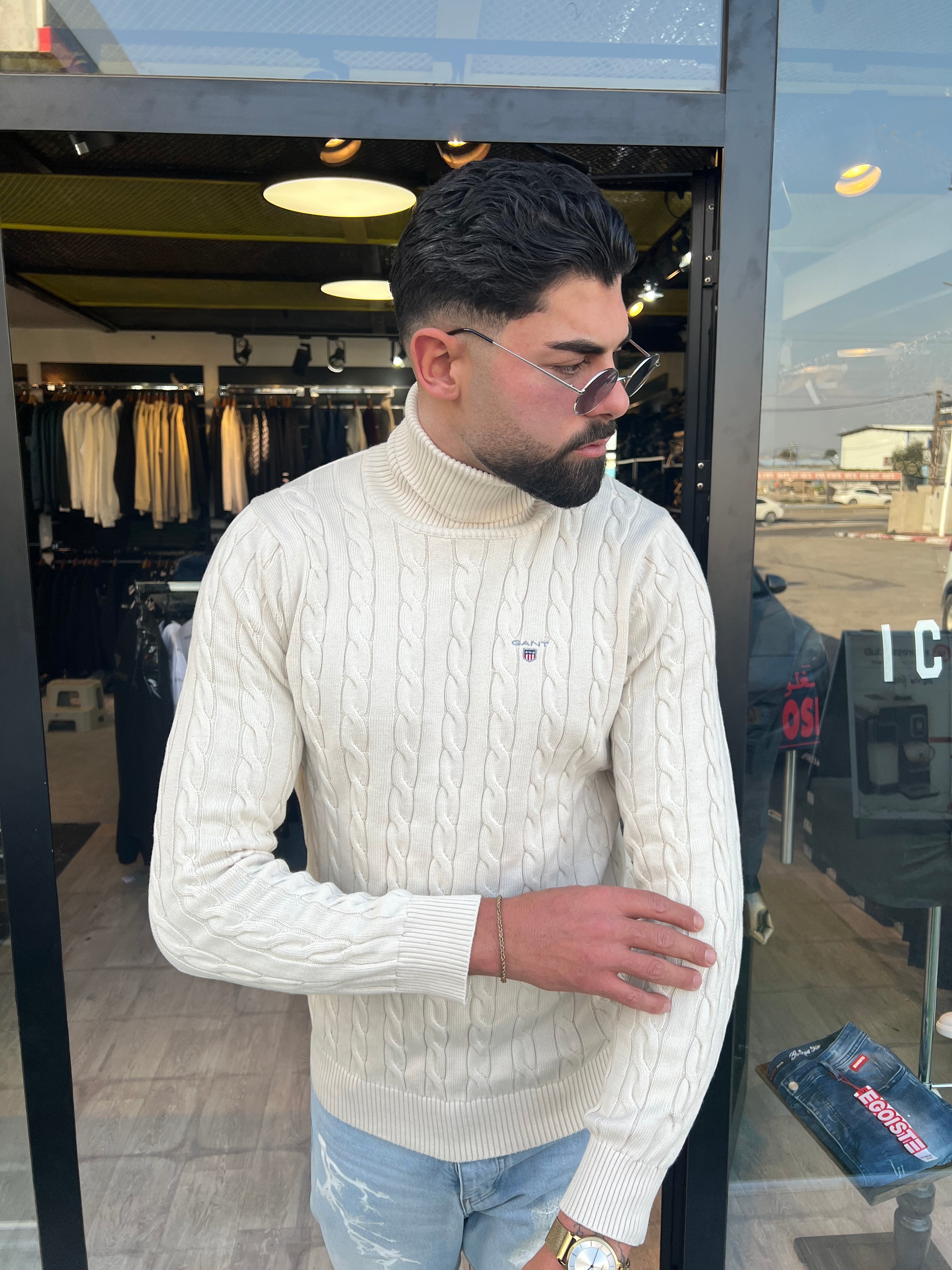 GANT LongSleeve Golf Shirt - Men - White