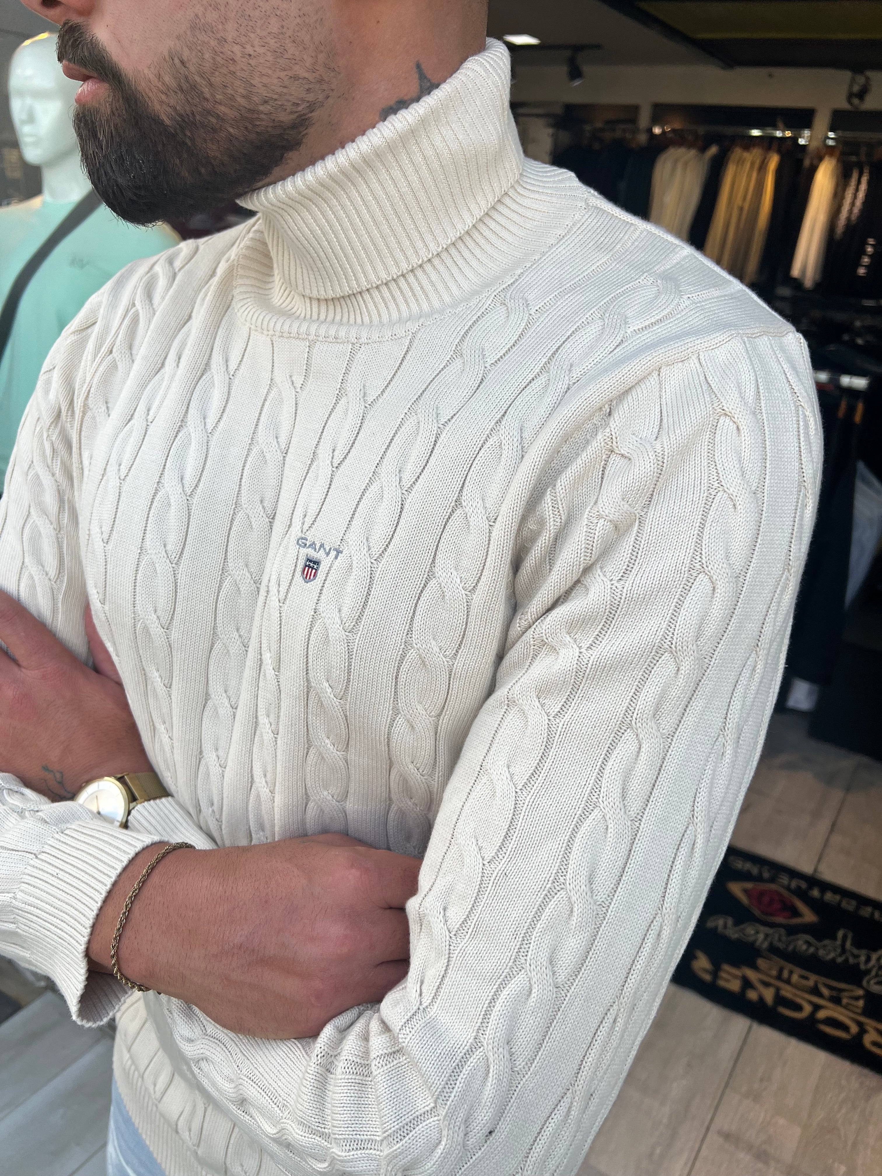 GANT LongSleeve Golf Shirt - Men - White